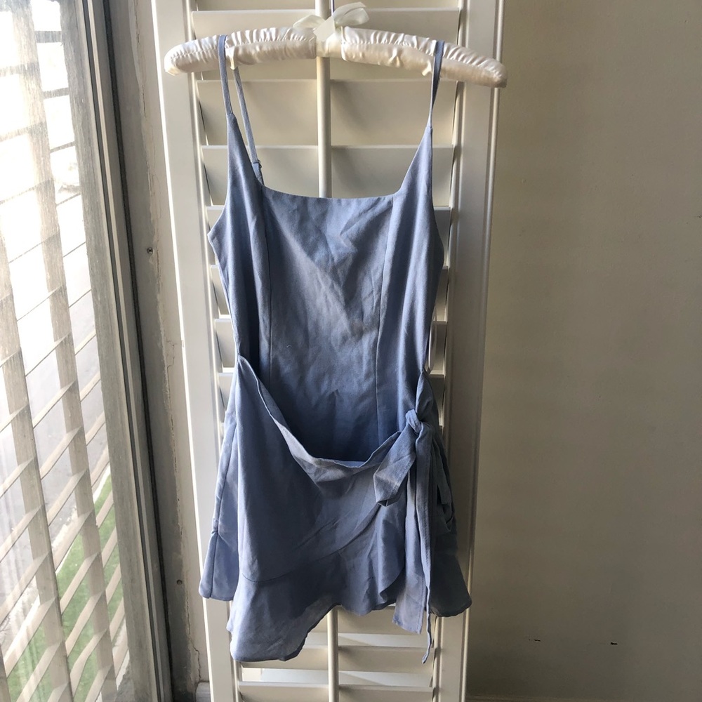 Blue Wrap Dress